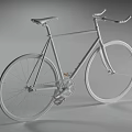 Orange Road Bike With Sleek Modern Design And Large Wheels