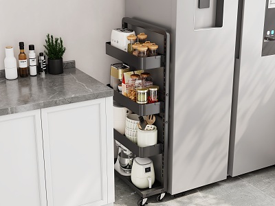 Kitchen Storage Rack Seasoning Kitchen Appliances Bread Maker model