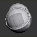 Futuristic Weapon Inspired Astronaut Helmet Featuring Starry Space View Design