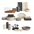Modern Tableware 3d model