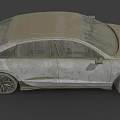 Scrapped car abandoned car broken car broken car broken car old car broken car low face number low model simple model game sub-era film and television level super realistic 3d model