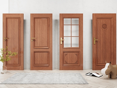 New Chinese Door 3d model