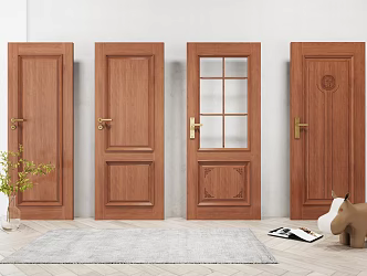 New Chinese Door 3d model