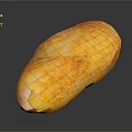 Roasted Golden Brown Sweet Potato With Crispy Skin And Sweet Flavor