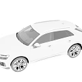 White Modern SUV Car With Sleek Body Design And Alloy Wheels Features