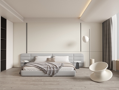 Modern Bedroom 3d model