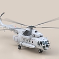 Helicopter Helicopter Gunship Rescue Helicopter Drone Transport Helicopter Black Hawk 3d model