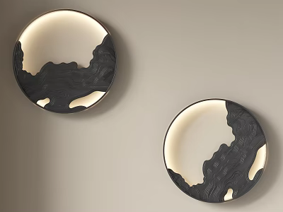 New Chinese Style Wall Lamp Tea Room Wall Lamp Aisle Wall Lamp Solid Wood Wall Lamp 3d model