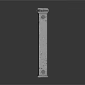 Three Different Colored Metal Cabinet Handles In Gold Silver And Gray