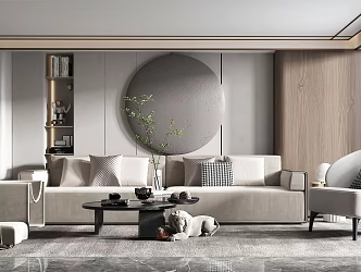 modern living room 3d model