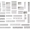 Classic And Modern Gypsum Molding Varieties With Ornate Details For Home Decor