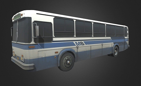 Modern Bus 3d model