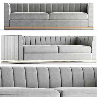 South Ring Sofa Modern Double Sofa 3d model