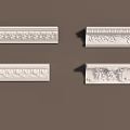 Various Styles of Decorative Gypsum Cornice With Intricate Patterns And Classic Designs