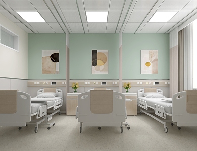 Ward Hospital Ward 3d model