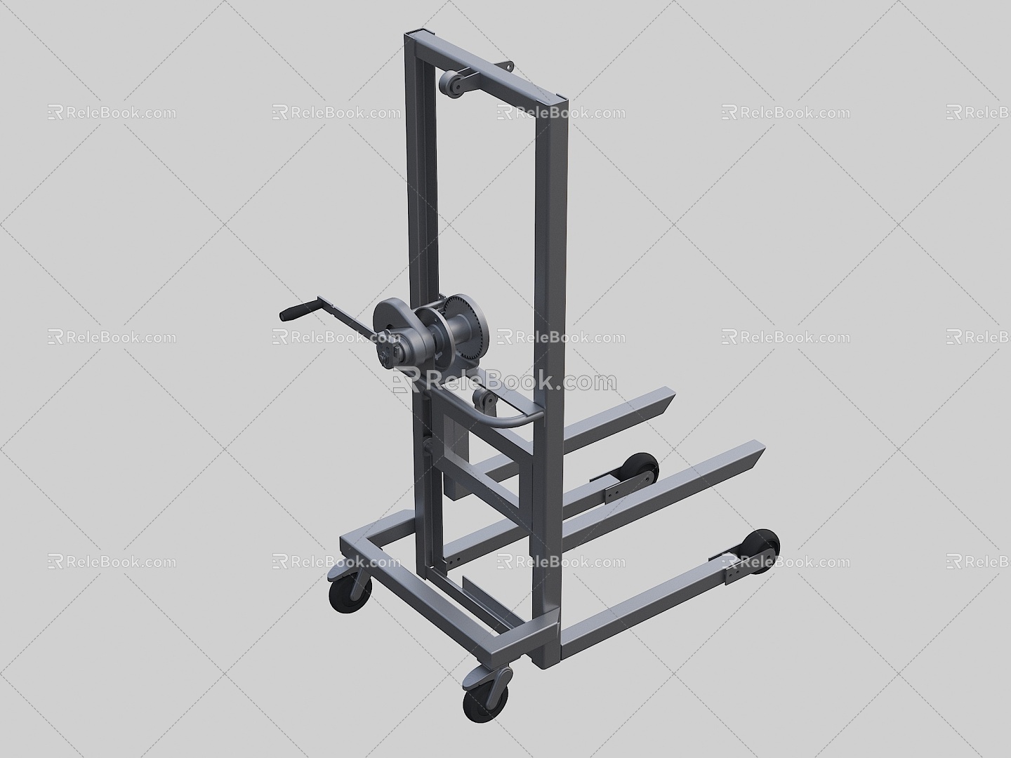 Manual Forklift 3d model