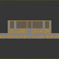Modern Architectural Model With Multi Level Platforms Yellow And Gray Facades Steps And Open Spaces