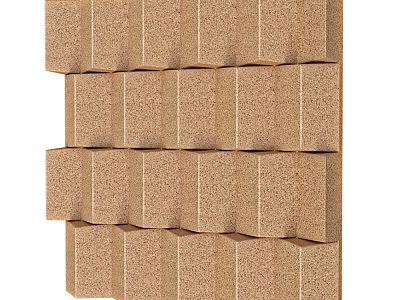 Brickx Modern Bump Wall Panel 18 3d model