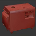 Yellow REGA DKN5500TE Diesel Generator With Portable Design And Control Panel