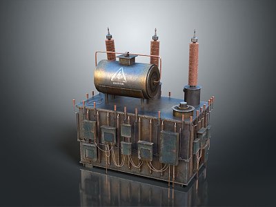 outdoor transformer modern transformer 3d model