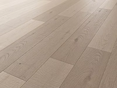 Wooden Floor With Natural Light Tone And Plank Design Texture Patterns 3d model