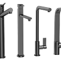 Modern faucet stainless steel faucet table basin faucet sink faucet embedded faucet 3d model