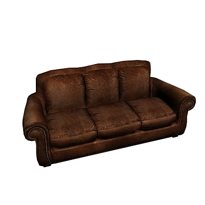 Sofa Low Mold Sofa Game Scene Living Room 3d model