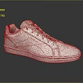 White Reebok Low Top Sneakers With Clean Simple Casual Footwear Design