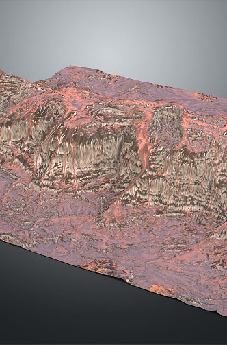 Geography, topography, mountain shape, ridge, ridge, valley, mountain range, canyon, geomorphology, mountain peak, mountain body 3d model