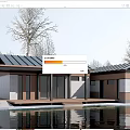 Modern Store Public Building Small Public Building Landscape Building Post Station Building Store Building 3d model