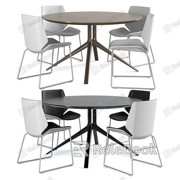 Leisure Table and Chair Negotiation Table and Chair Dining Table and Chair model