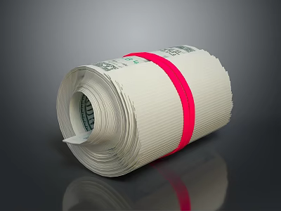 US Dollar Bills US Dollar Banknotes Paper Banknotes PBR PBR Items Unreal 3d model