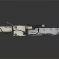 Industrial Chainsaw With Metal Body Sharp Chain And Red Power Switch