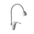 Modern Kitchen Faucet with Flexible Spout Sleek Chrome Finish and Stylish Design