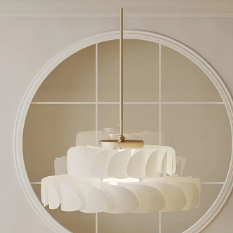 Modern chandelier 3d model