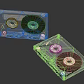 Vibrant Musical Instruments And Painting Supplies Collection For Creative Artists