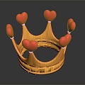 Modern Crown Cartoon Crown Cartoon Crown 3d model