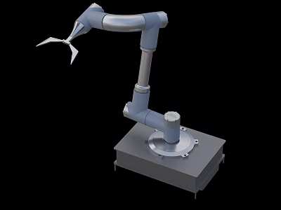 Collaborative robot arm robot gripper robot hand 3d model