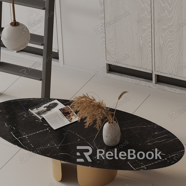 Modern coffee table model