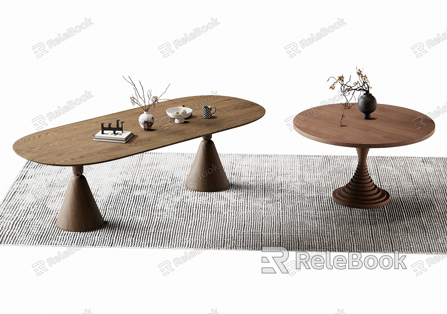 Middle style dining table model