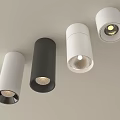 Modern White And Black Downlights Spotlights For Ceiling Mounted Indoor Lighting
