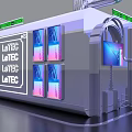 Mechanical Science and Technology Exhibition Area Research Institute Science and Technology Interactive Area 3d model