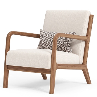 modern armchair 3d model