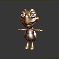 Turtle Cartoon Turtle Snapping Turtle Chickbill Turtle Reptile Cold Blooded Animal Reptile Class 3d model