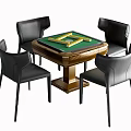 Modern mahjong table mahjong machine 3d model