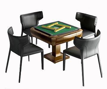 Modern mahjong table mahjong machine 3d model