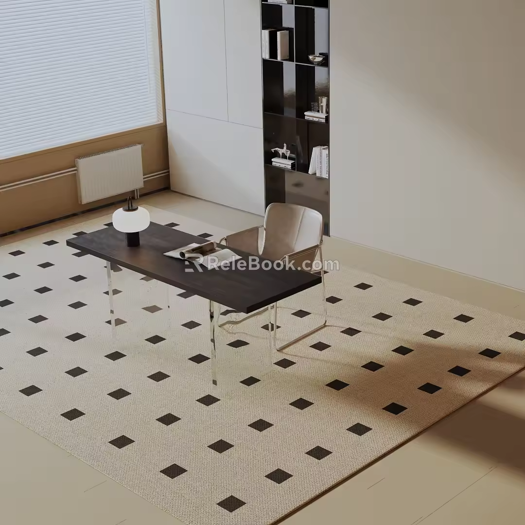 Modern table combination 3d model