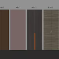 Modern Wardrobe Doors in Various Colors with Sleek Handles and Contemporary Wood Grain Patterns