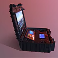 Portable Electronic Device With Display Screen And KURZ OSX Data Interface Case Design