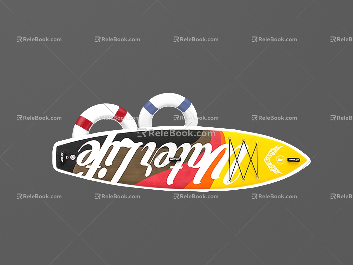 surfboard sea surfboard sports equipment sports equipment surfing equipment 3d model